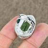 Tsavorite Genstone Handmade 925 Sterling Silver Jewelry Ring Size 6.5 KKG-462