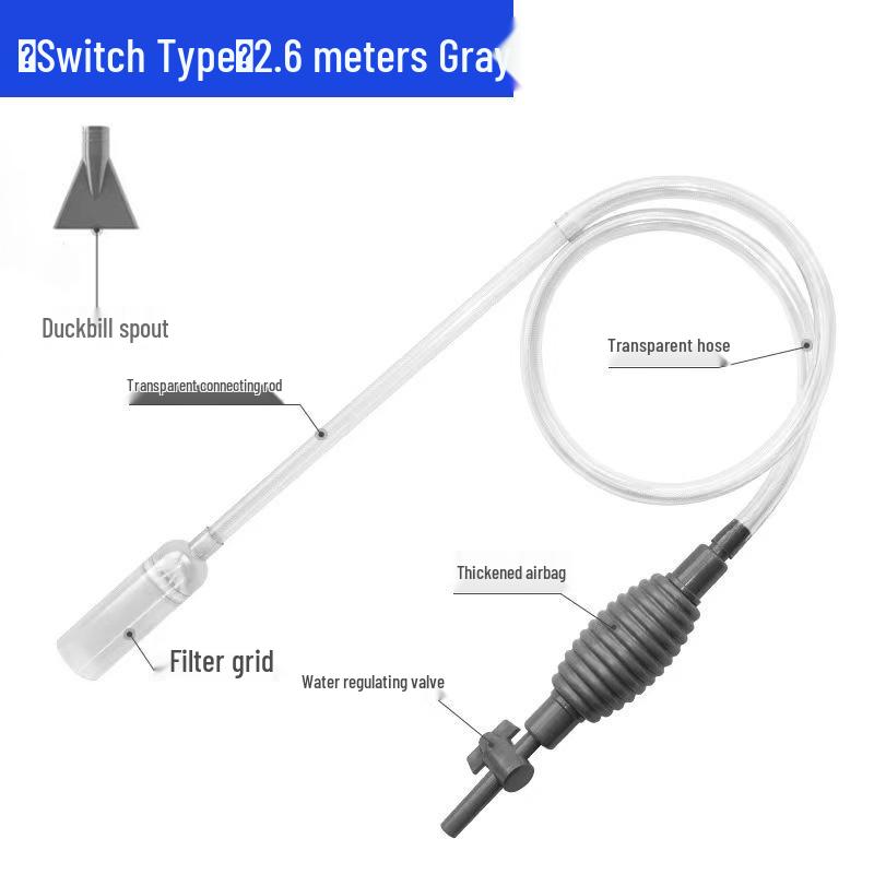 Automatic Fish Tank Water Changer & Cleaner with Siphon Tube for Small Tanks