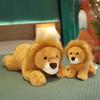 Cute Simulation Little Lion Doll Plush Toy Zoo Lion Doll Children Soothing Rag Doll Souvenir