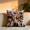 Orange Is The New Black Cushion Cover Cozy Velvet Throw PillowSoft Warm Cushion For Sofa  Bed