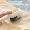 Brosse de nettoyage à manche ergonomique avec tête à poils denses pour les surfaces de la cuisine et de la salle de bain de la maison