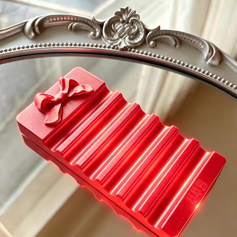 Bow Shape Nail Art Pen Holder Waterproof Easy Assemble Organizer for Home DIY Manicure Nail Shop Supplies красный