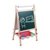 Kids Easel, Toddlers Art Easel, Wooden Kid Easel with Paper Roll, Height Adjustable Magnetic Double Sided Easel, Kids Dry Erase Board