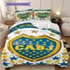 Boca Juniors Pattern Bedding Quilt Set Quilt Cover Pillowcase Home Decoration Birthday Gift (1 * duvet cover + 2 * pillowcase, without core)