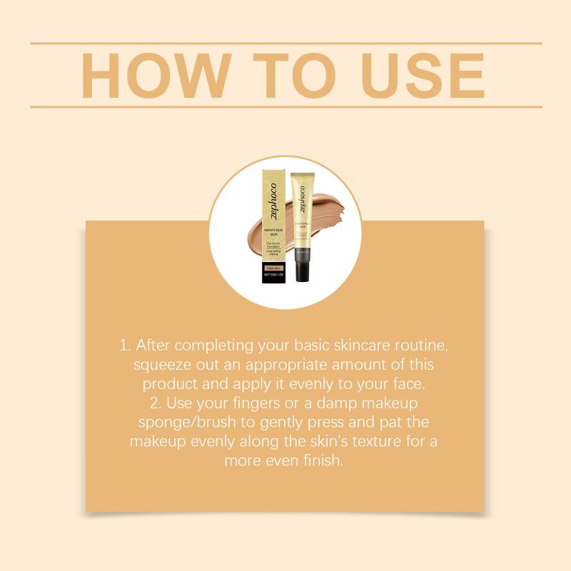 Dark Skin Moisturizes Skin Chic Girl Air Foundation Concealer Foundation Cream Long-Lasting Makeup Foundation Liquid one size