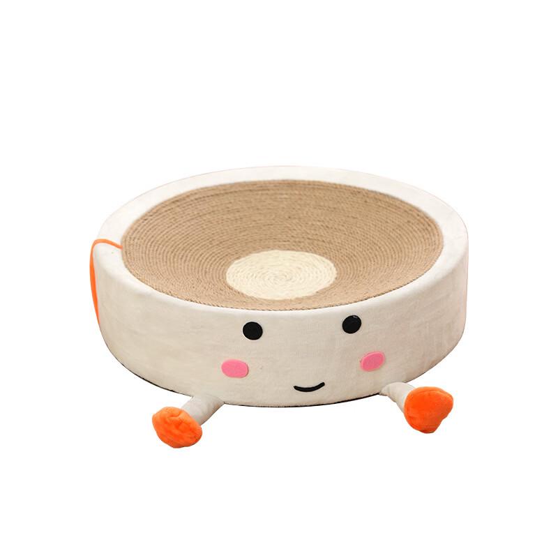 Round Sisal Cat Scratching Bowl