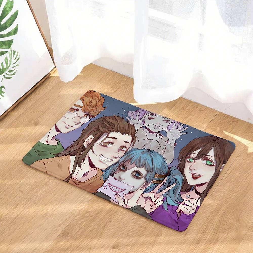 S-Sally Face G-Game Entry Door Floor Mat Festive Decorations Carpet Bathroom Anti-slip Mat Entrance Doormat
