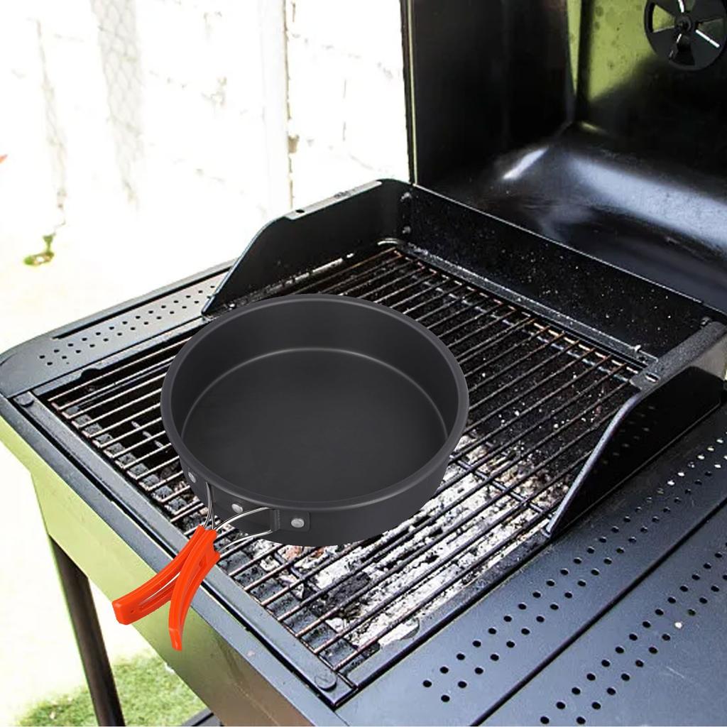 Premium Alumina Camping Frying Pan for Durability and Reliable Performance