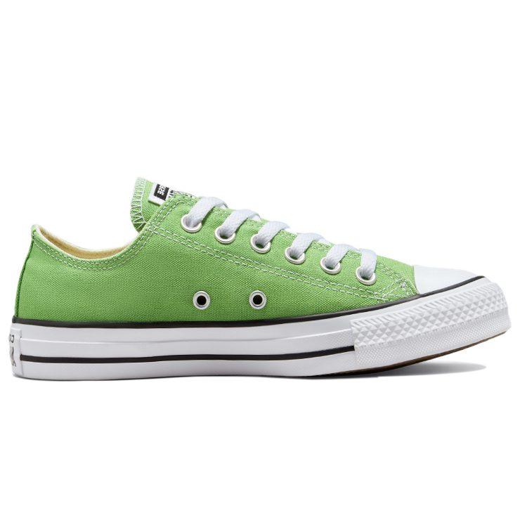Converse Chuck Taylor All Star Abrasion Resistant Low Top Canvas Shoes Unisex Apple Green 172691C