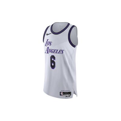 NBA Dri-Fit City Edition Print Jersey Tank, Player Version 2022-23 Season Unisex Tops White DQ0198-101