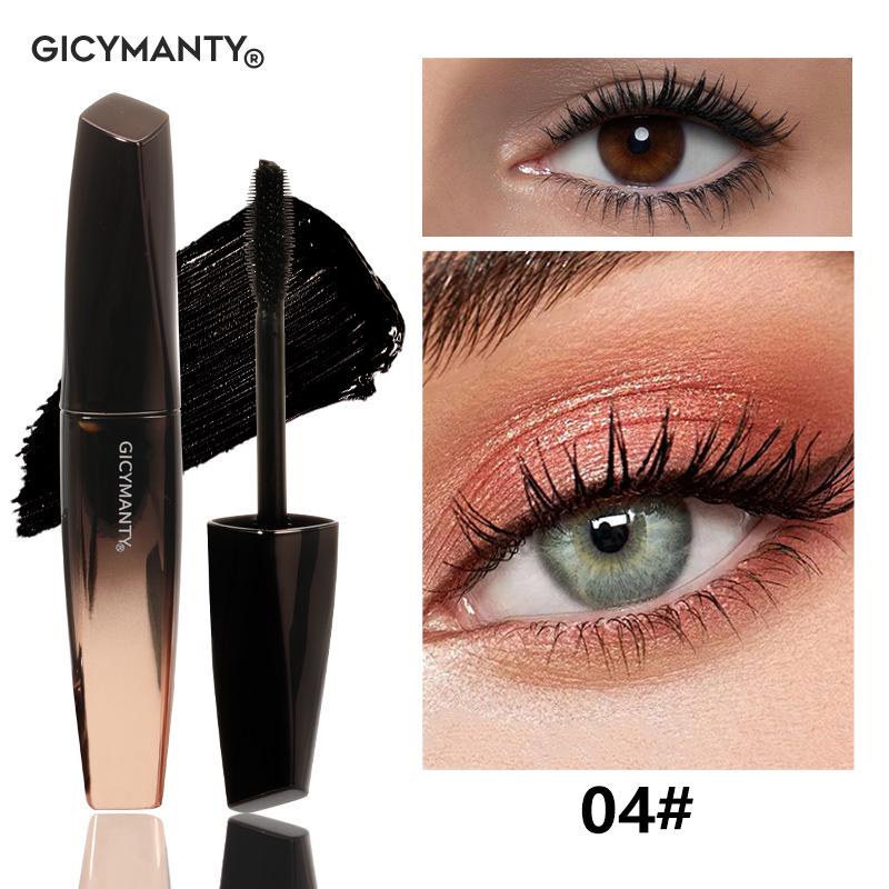 GICYMANTY Black Gold Mascara: Waterproof, Sweatproof, Smudge-Proof, Curling, Long-Lasting.