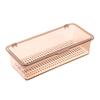 Transparent Dustproof Makeup Brush Holder with Cover Stationery Container Storage Box Desktop Organizer Cosmetics Dustproof Box