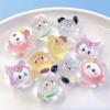 Entzückende Nachtleuchtende Cartoon-Resin-Accessoires der 4. Generation für DIY-Haarspangen und Handyhüllen