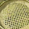Large-Hole Bamboo Sieve Basket for Drying Fish - Thickened and Square Woven Bamboo Product