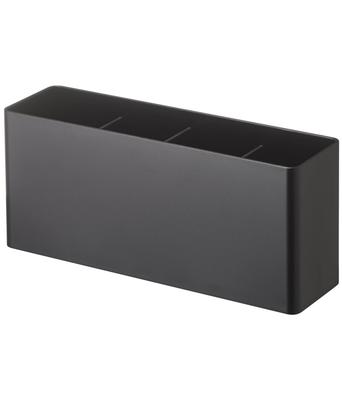 Yamazaki 4845 Magnetic Storage Box, Tower, Wide, Black, Approx.