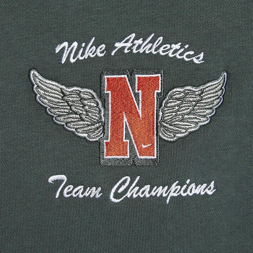 Nike Sportswear Club Comfortable Soft Fleece Lined Pullover Hooded Sweatshirt Men's Vintage Green HQ4952-338
