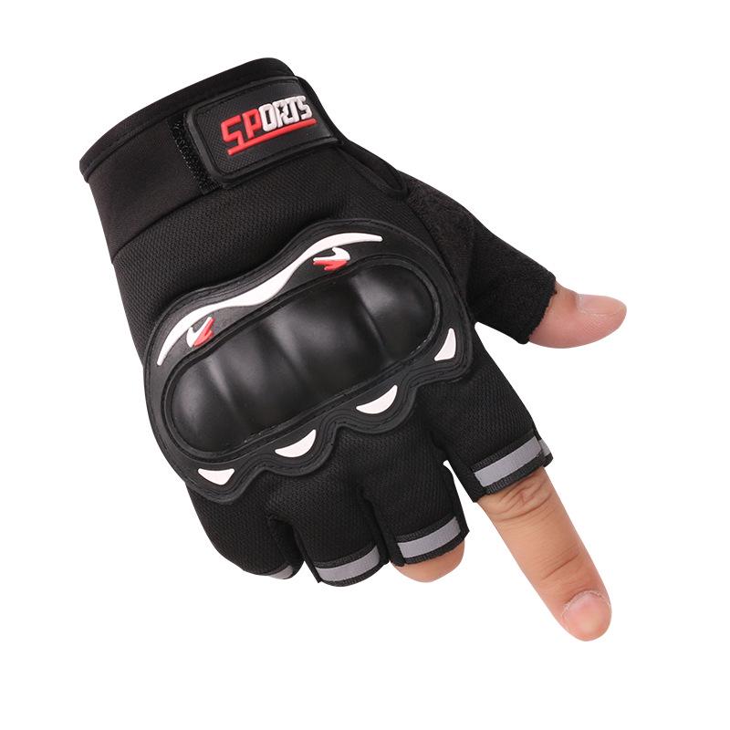 

Hard Shell Non-Slip Full Finger Touchscreen Cycling & Motorcycle Gloves for Men & Women One Size