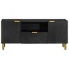TV Cabinet Black 105x33x46 cm Particle Board