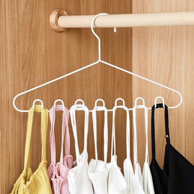 Storing 2 Colors Practical Multi-grid Design Multi-port Support Hangers Clothes Rack Clothes Rack