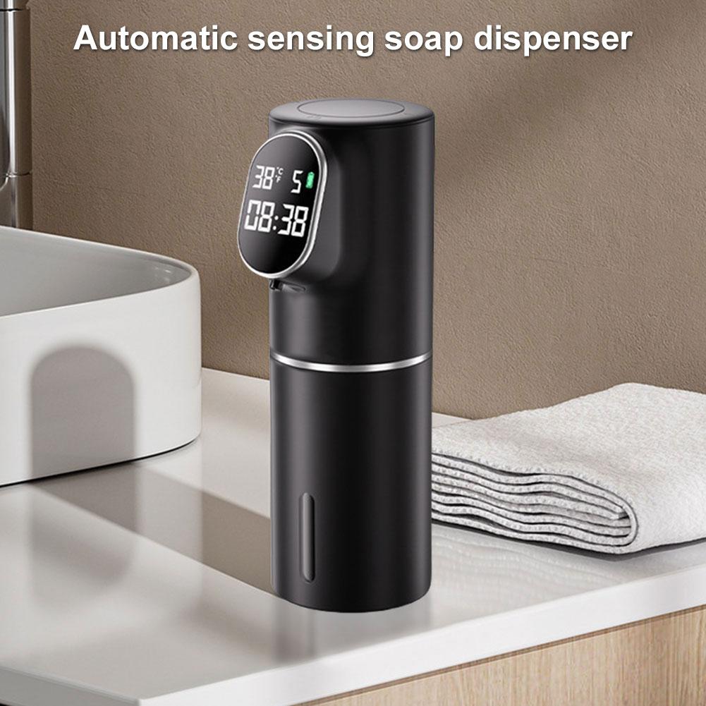 Automatic LED 320ML Rechargeable Soap Device 5 Adjustable Levels Washing Hand Machine Can Wall Mount for Bathroom Kitchen Office