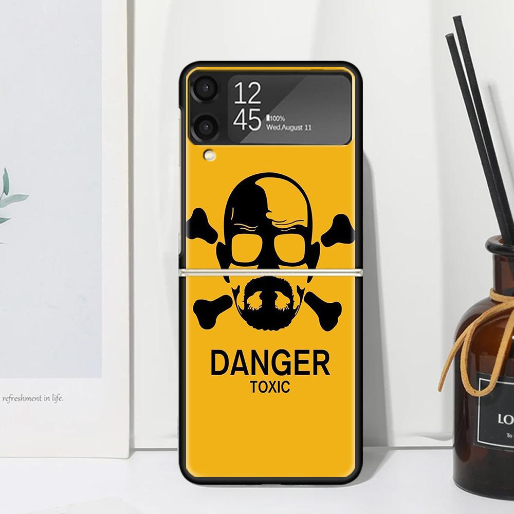 Breaking Bad WalterWhite Phone Case For Samsung Galaxy Z Flip 7 Flip7 Zflip 6 Flip6 5 Flip5 4 Flip4 3 Flip3 5G Fundas Black Cove