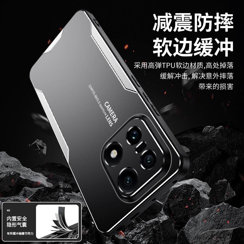 Applicable to one plus 15 triangular blade mobile phone case metal one plus ACE6 matte 1 + Turbo6 anti-drop protective case