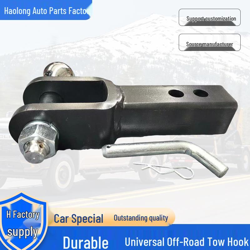 Universal Off-Road RV Towing Hitch with Shackle and Ball Head