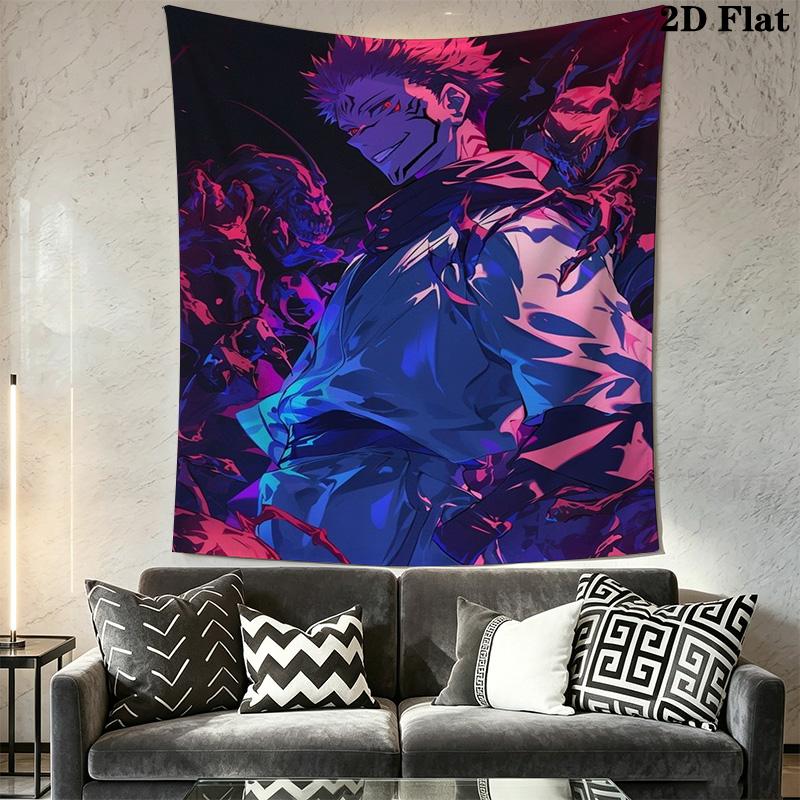 Jujutsu Kaisen Pattern Home Decor Tapestry, Wall Hanging, Decorative RV Wall Cloth.SGT0917558