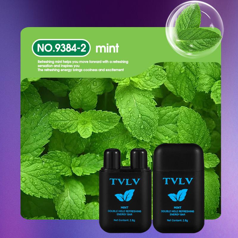 Mints/Lemon/Mango/Watermelon Energy Stick Double Hole Energizing Energy Bar Aromatherapy Nasal Inhaler Energy Vapors Stick