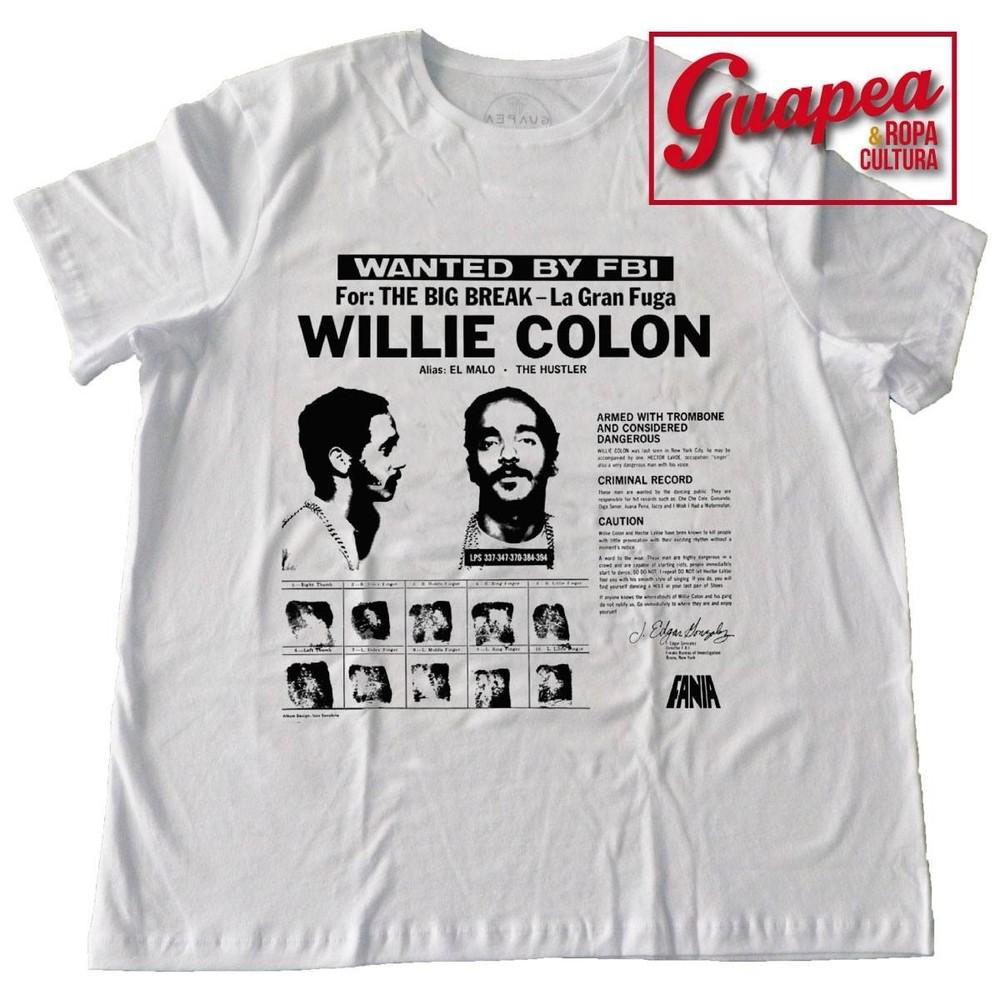 Retro Willie Colon Graphic Unisex Tee  S5XL Unisex T-Shirt XXXL