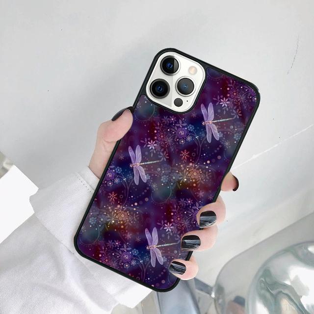 Dragonfly Insect Phone Case Cover For iPhone 17 Air 15 16 14 11 12 13 Pro MAX Plus