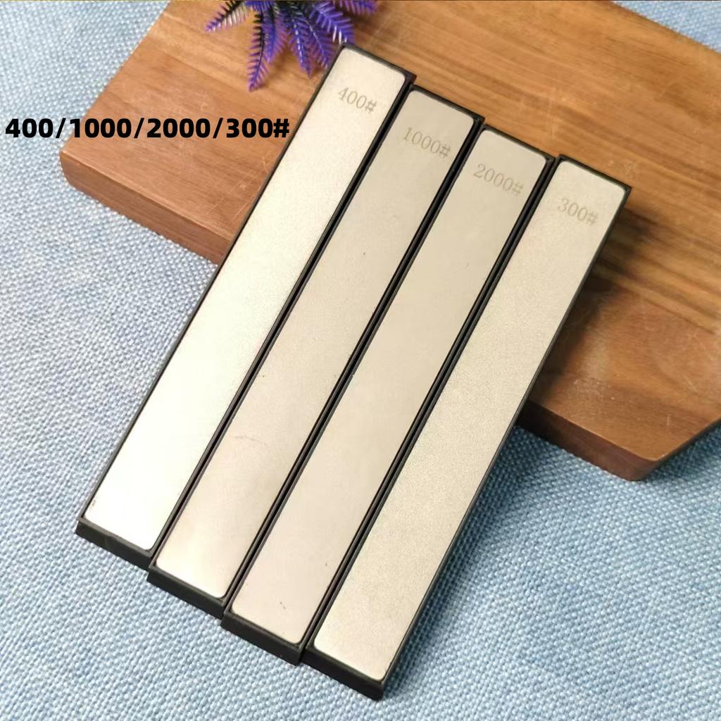 4pcs Diamond Sharpening Stones Set Multi-Grit Knife And Tool Sharpener with Angle Guide for Outdoor And Kitchen Use