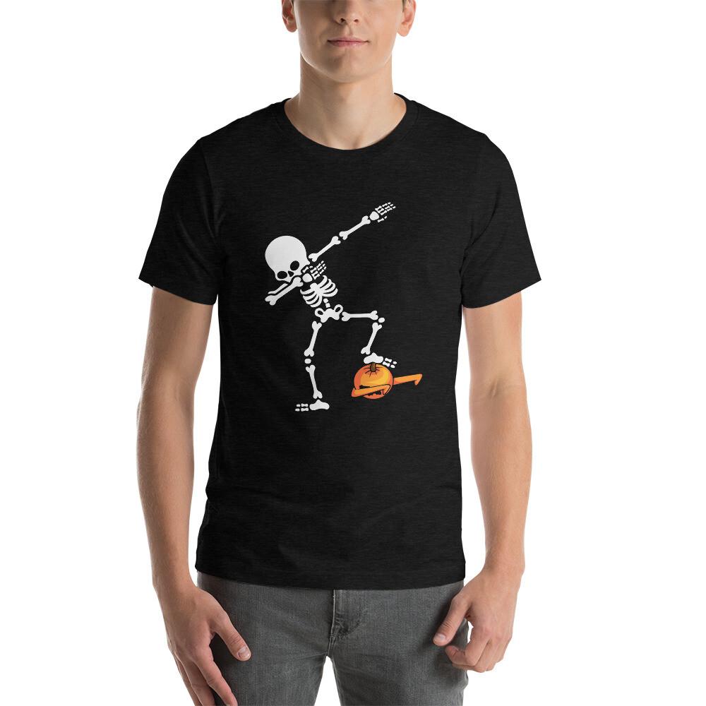 Dabbing Skeleton Halloween T-Shirt | Halloween gift | Funny Halloween Shirt S