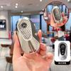 Leather Car Remote Key Case Cover For Mercedes Benz A C E S G Class GLC CLE CLA GLB GLS W177 W205 W213 W222 X167 AMG Keychain