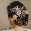 Crystal Rhinestone Bridal Hair Comb Handmade Sparkly Decorative Bridesmaids Girls Women Clip,