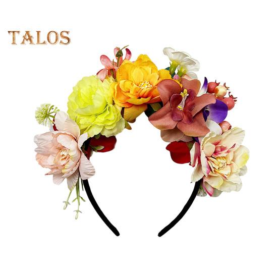 

Имитация цветочного декора обруч для волос эластичный дизайн дорожная повязка на голову для вечеринки различные стили цветочный обруч для волос головной убор очаровательный аксессуар E