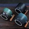 Creative Handmade Exquisite Coffee Cup Vintage Coffee Cup With Wooden Handle Mug Cups Mugs Drinkware Kitchen Dining Bar Home