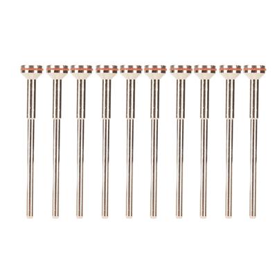 10pcs Dental Polishing Rod Bipolar Stainless Steel High Hardness Dental Disc Mandrel Shank