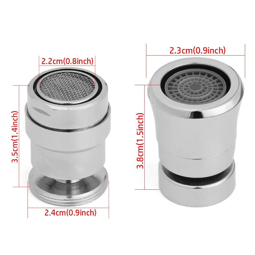 Kitchen Flexible Water Saving Sink Mixer Connector 360 Degree Aerator Swivel Tap Faucet Nozzle Tap Head