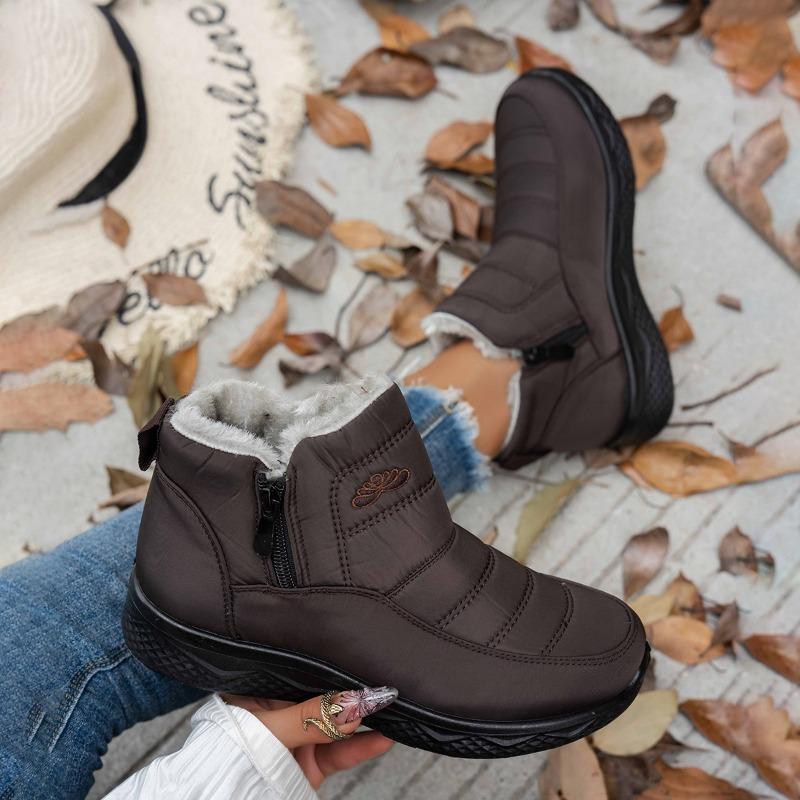 Snow Boots Men's and Women's Winter Large Size New Women's Platform Cotton Shoes Piled Thickened Cotton Boots