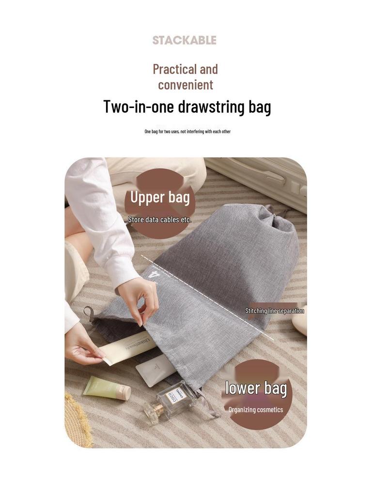 Reiseaufbewahrungsset: Koffer-Organizer-Taschen für Kleidung, Socken & Unterwäsche - Ideal für Geschäftsreisen