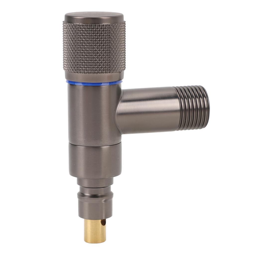 Washing Machine Hose Bibb Brass G12in DN15 Male Thread Inlet G38in Outlet Auto Off Single Cold