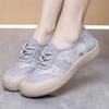 Shoes Women's Spring New Casual Breathable Versatile Women's Single Shoes Fashionable Non-slip Thick-soled One-pedal Mother Shoes