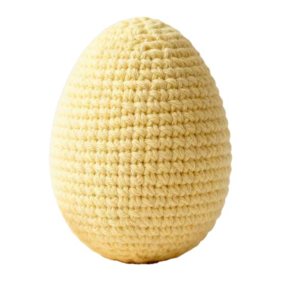 Dekorative påskeegg Håndvevde Pastell Strikkede Påskeegg 2,36 Tommer Gjenbrukbare Vårdekorasjoner for DIY Kurver Pynt Borddekorasjon