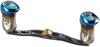 LIVRE 11921 CRANK 140 with Trigger Knob, Daiwa/ABU Left-Handed Reel, Gunmetal & Gold, FLDK140-TR-GMG