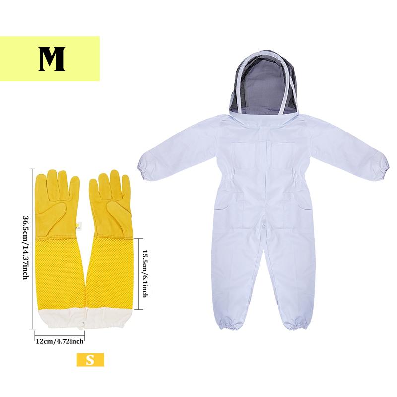 

1Set Children Anti-Bee Suit Breathable Suit for Kids Beekeeping Practice kid Beekeeping Clothing and Gloves Beekeeping Tools