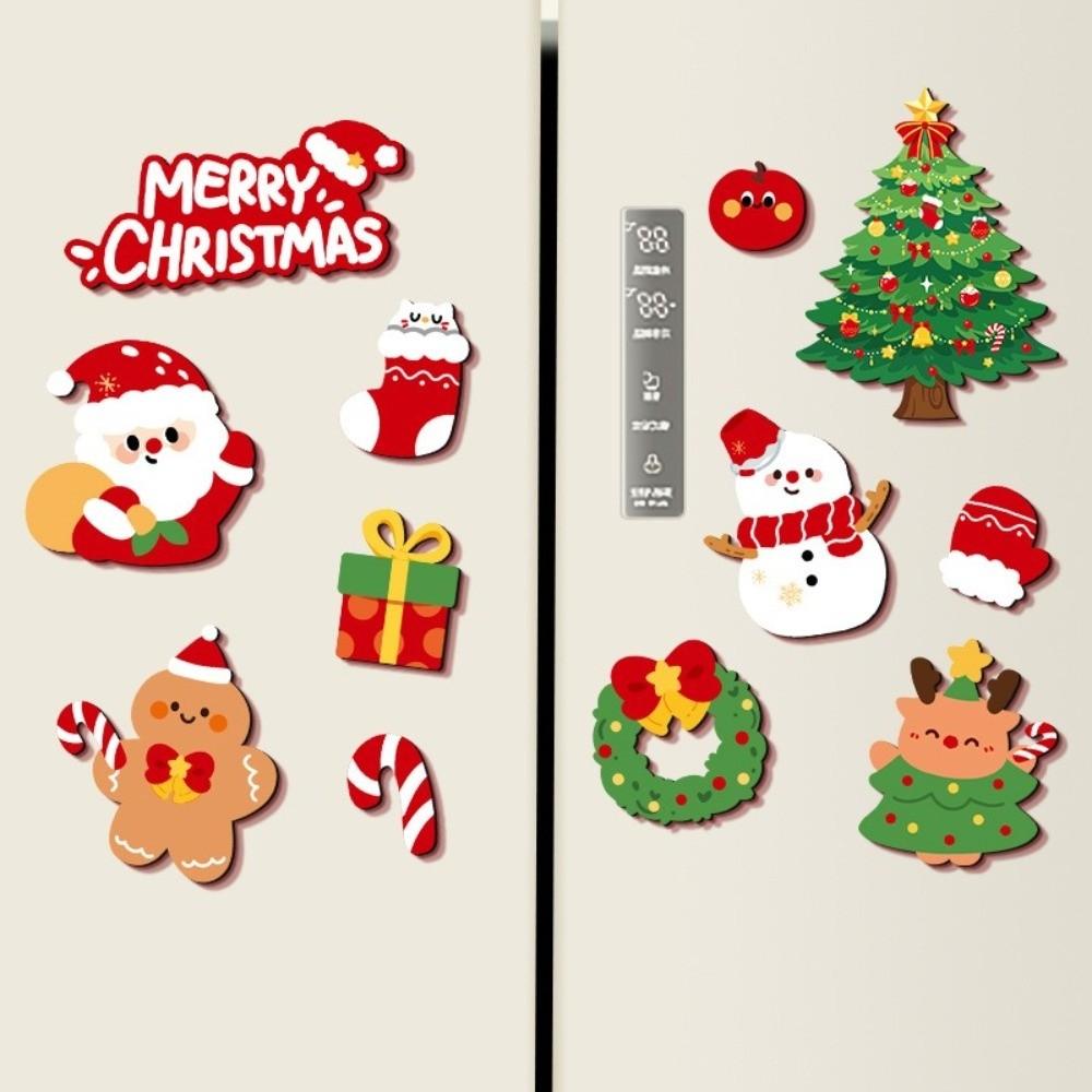 12pcs/set Magnetic Adhesive Refrigerator Magnets Cartoon Magnetic Stickers Children