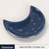 Craft Ceramic Moon Rainbow Jewelry Tray - DIY Mother's Day & Thanksgiving Gift