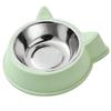 Cute Cat Ear Pet Bowl Stainless Steel Removable Liner Non Slip Feeder For Small Dogs Cats Daily Use