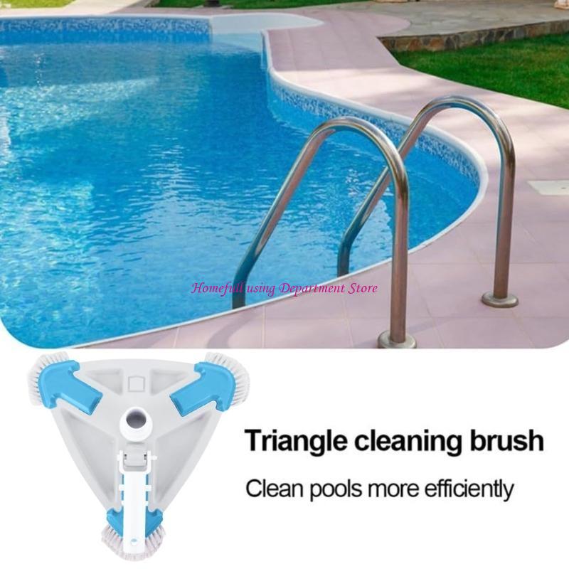  Pool Vacuum Head Triangular Head For Flexibility Inground Pool Sweeper